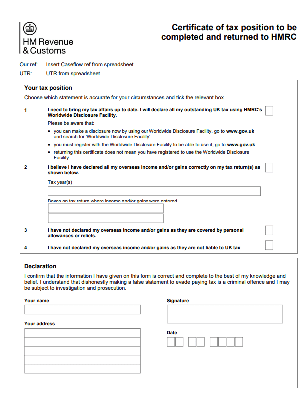 Tax Rebate For Furlough